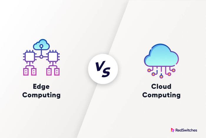 Edge computing vs. cloud