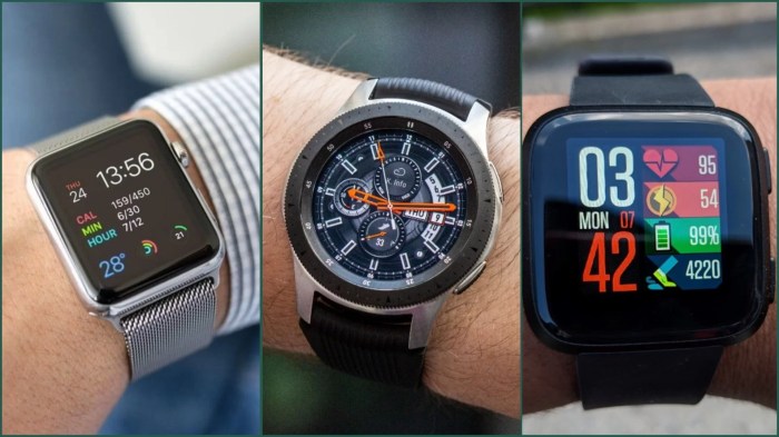 Smartwatch comparison